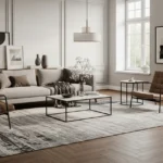 Five Ways to Combine Parquet Flooring with Rugs and Modern Furniture